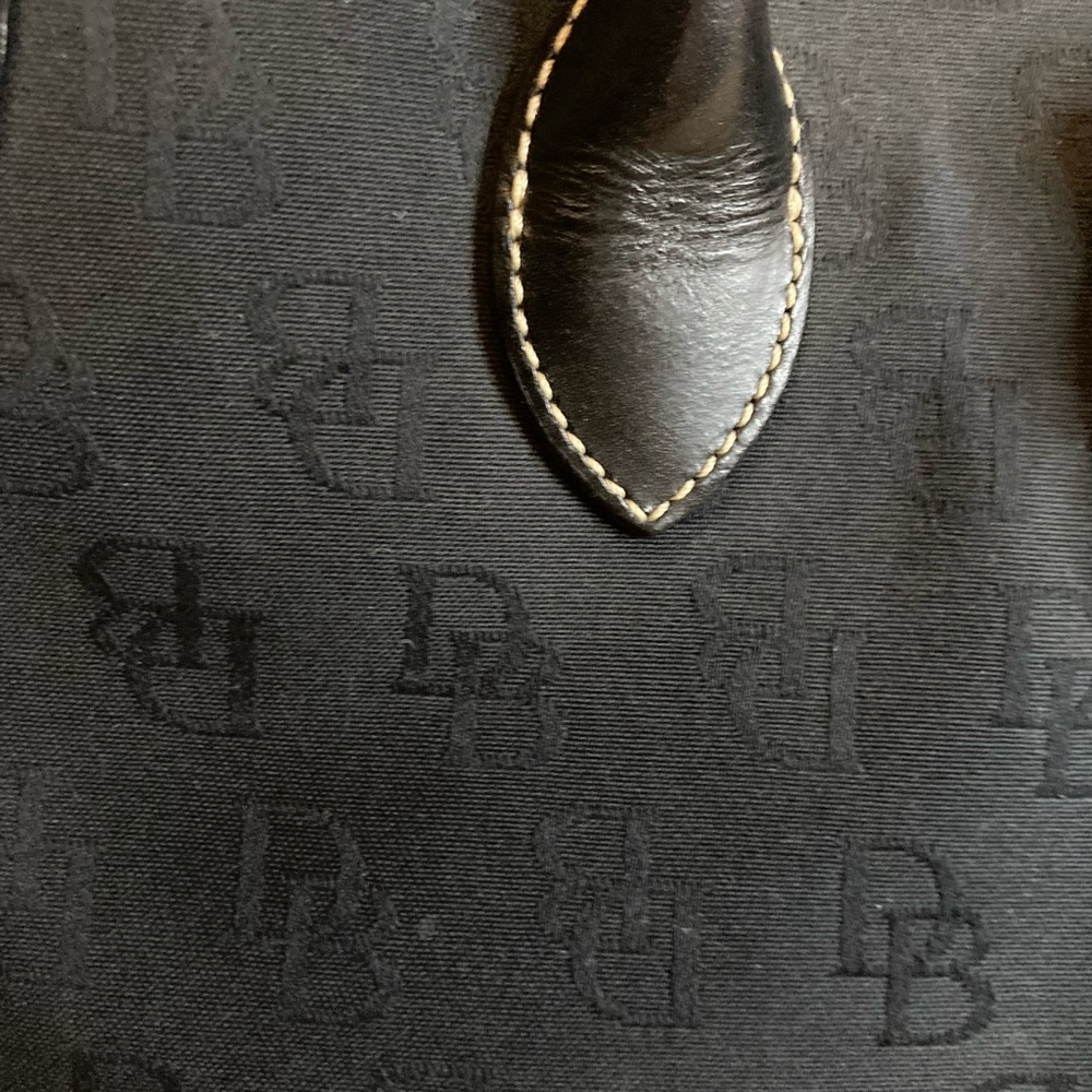 DOONEY & BOURKE signature tote satchel SHOULDERBAG D&B black logo - Picture 6 of 11